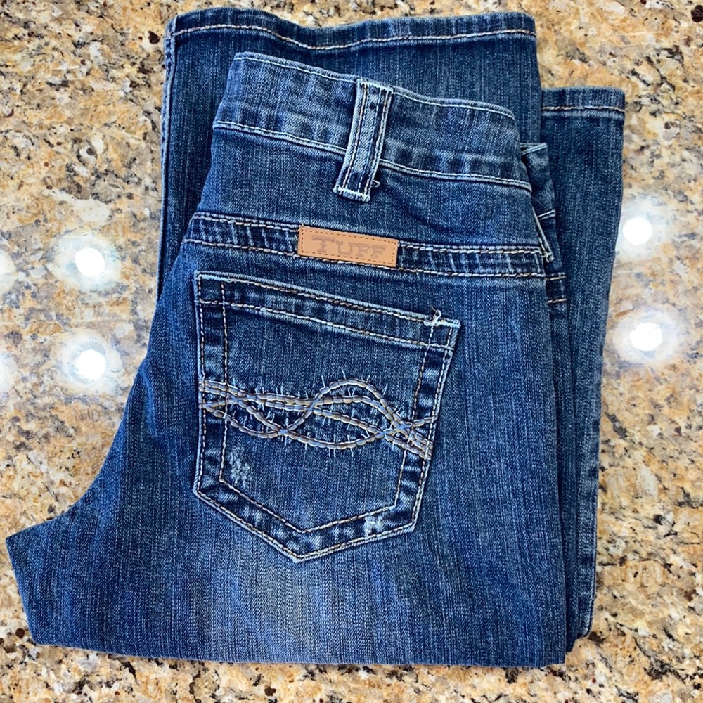 Extra Long Dark DFMI Cowgirl Tuff Jeans